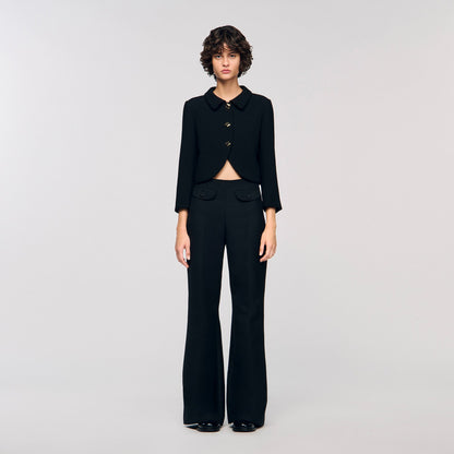 Monceau Pocketed trousers Black