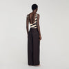 Desire Wide-Leg Trousers Brown