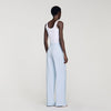 Concorde Striped Sequin Trousers Sky Blue
