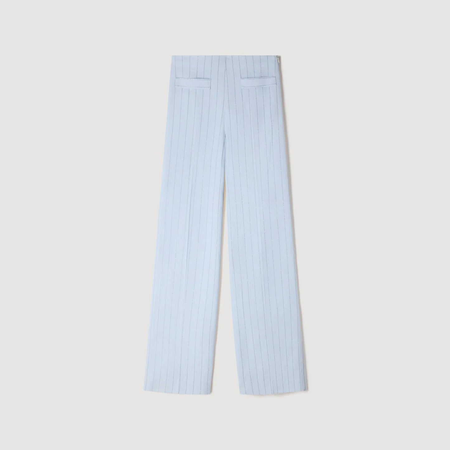 Concorde Striped Sequin Trousers Sky Blue