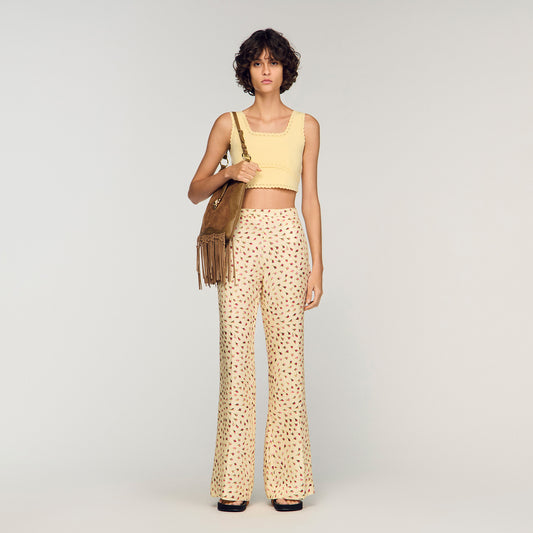 Sole Floral Trousers Butter / Pink