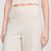 Serge Striped Trousers ECRU / SILVER