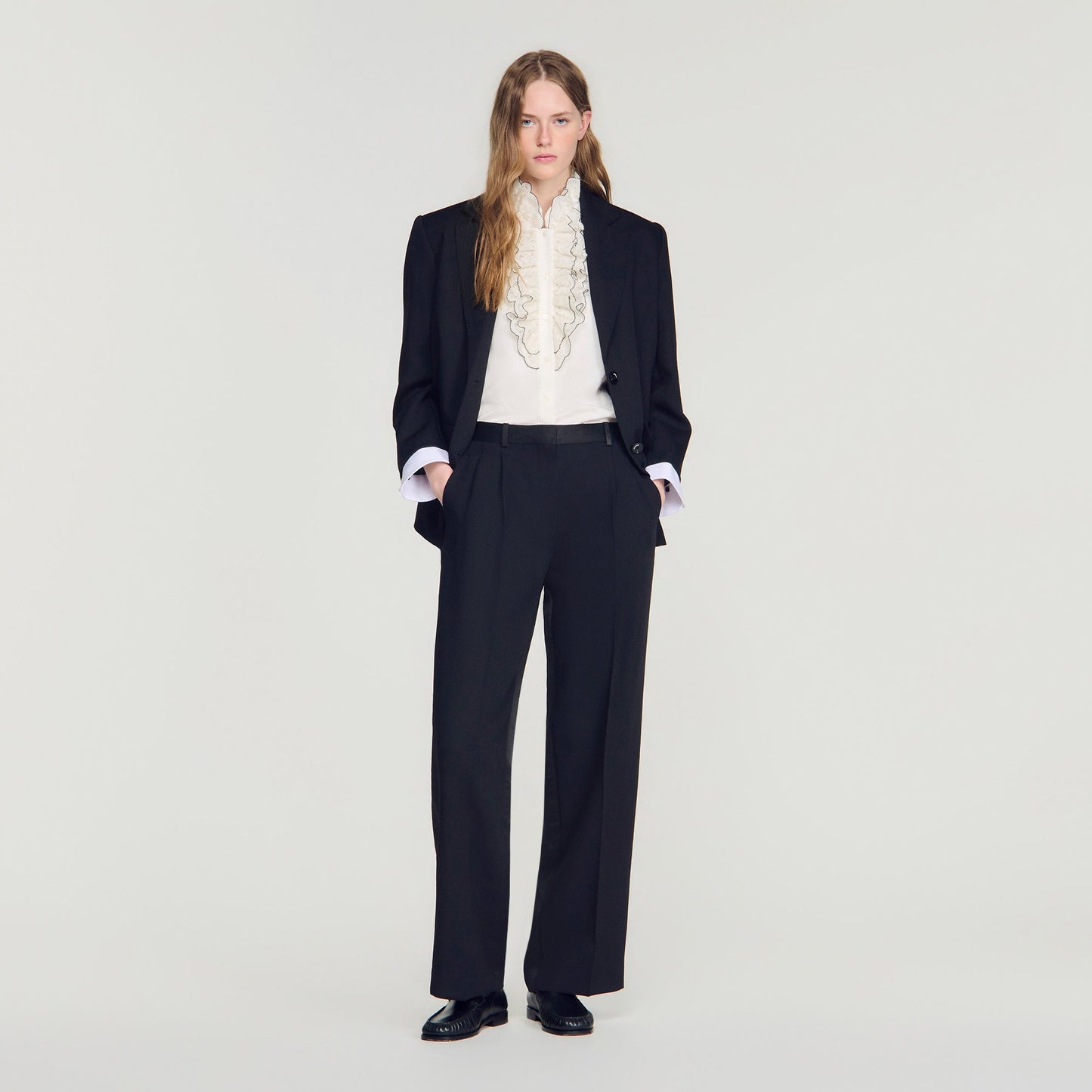Azafrona  Straight Leg Jeans Black