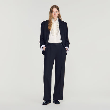 Azafrona  Straight Leg Jeans Black