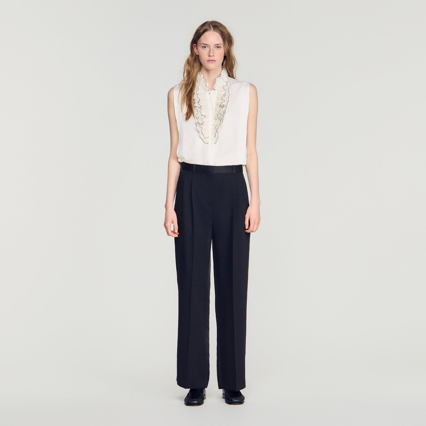 Azafrona  Straight Leg Jeans Black
