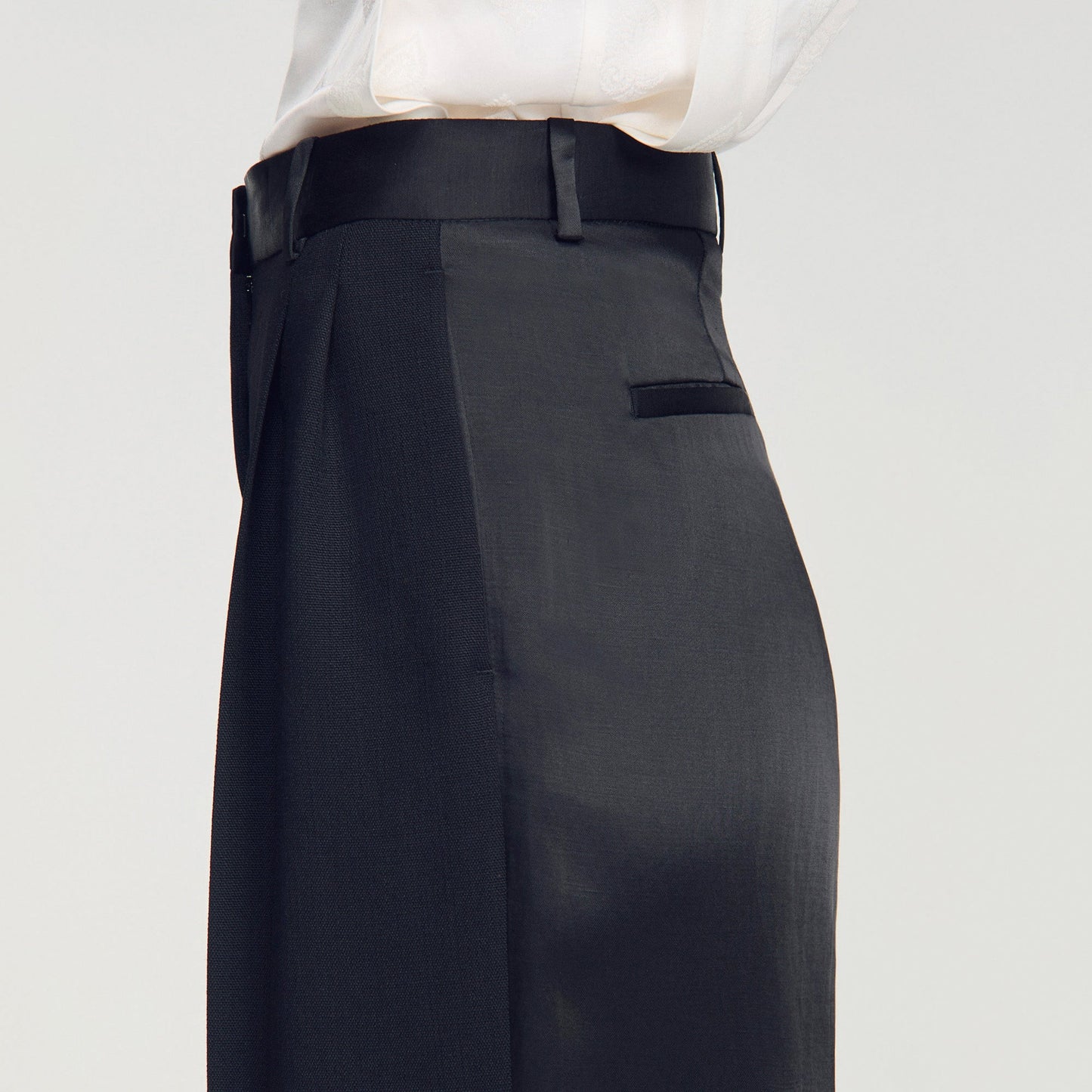 Azafrona  Straight Leg Jeans Black