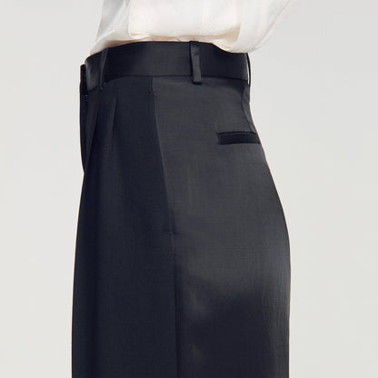 Azafrona  Straight Leg Jeans Black