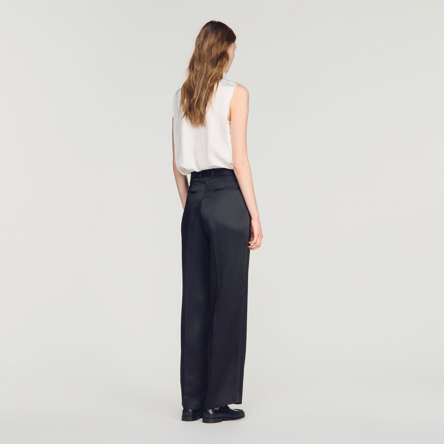 Azafrona  Straight Leg Jeans Black