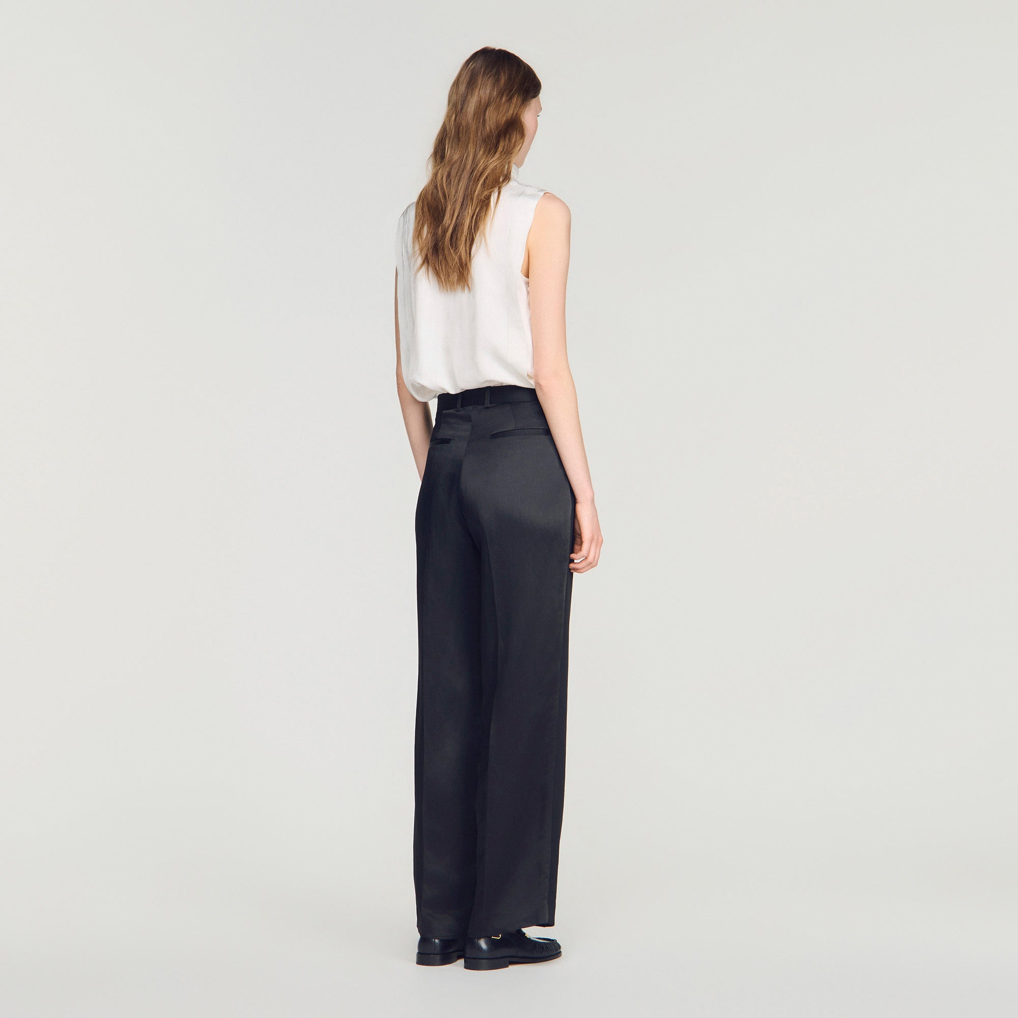 Azafrona  Straight Leg Jeans Black