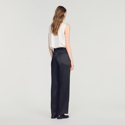 Azafrona  Straight Leg Jeans Black