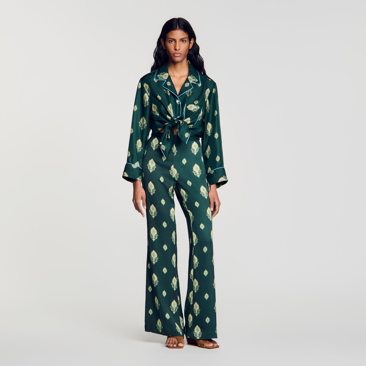 Curcuma  Straight Leg Jeans Green