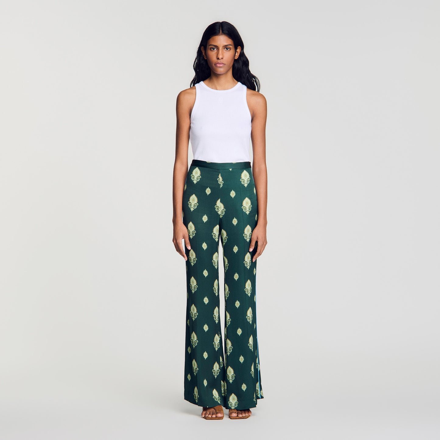 Curcuma  Straight Leg Jeans Green