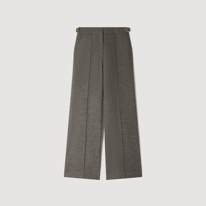 Alden Wool Suit Trousers Grey