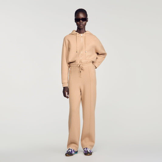 Lucay Rhinestone Jogging Trousers Camel