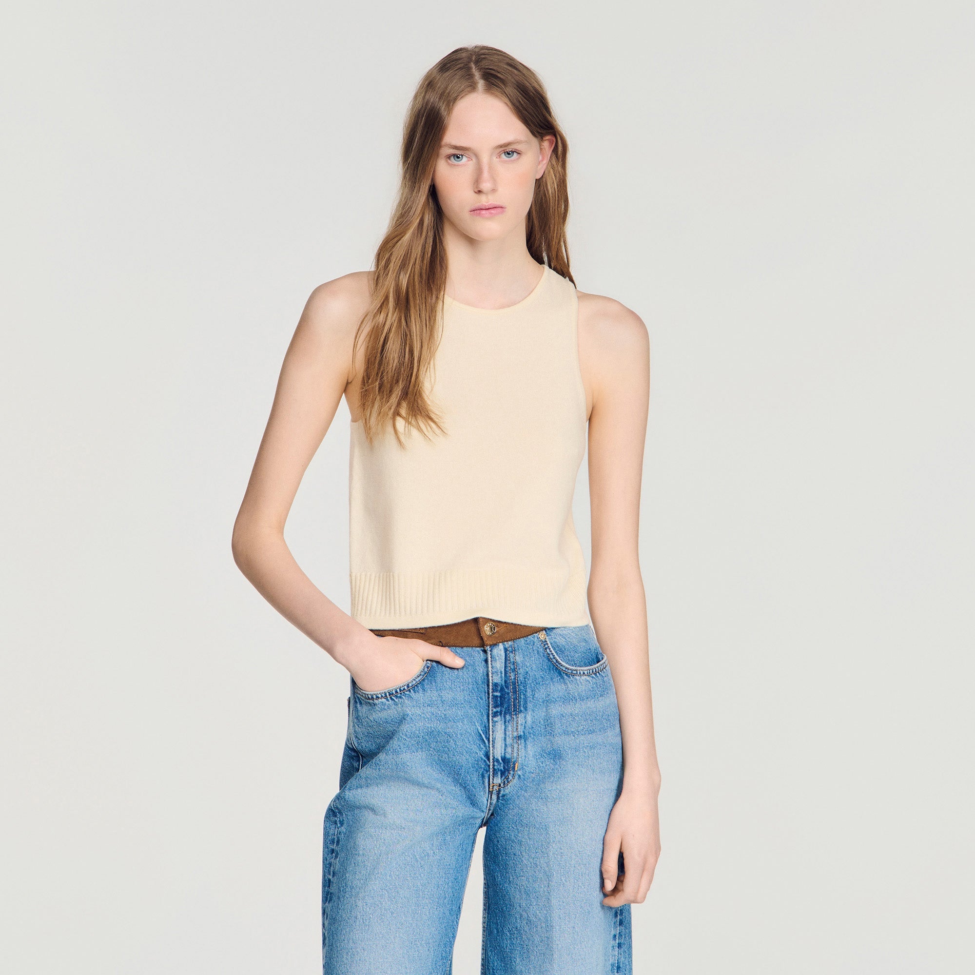 Valy  Knit Jumper Vanilla