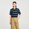 Grimaud Polo-Neck Jumper Navy Blue