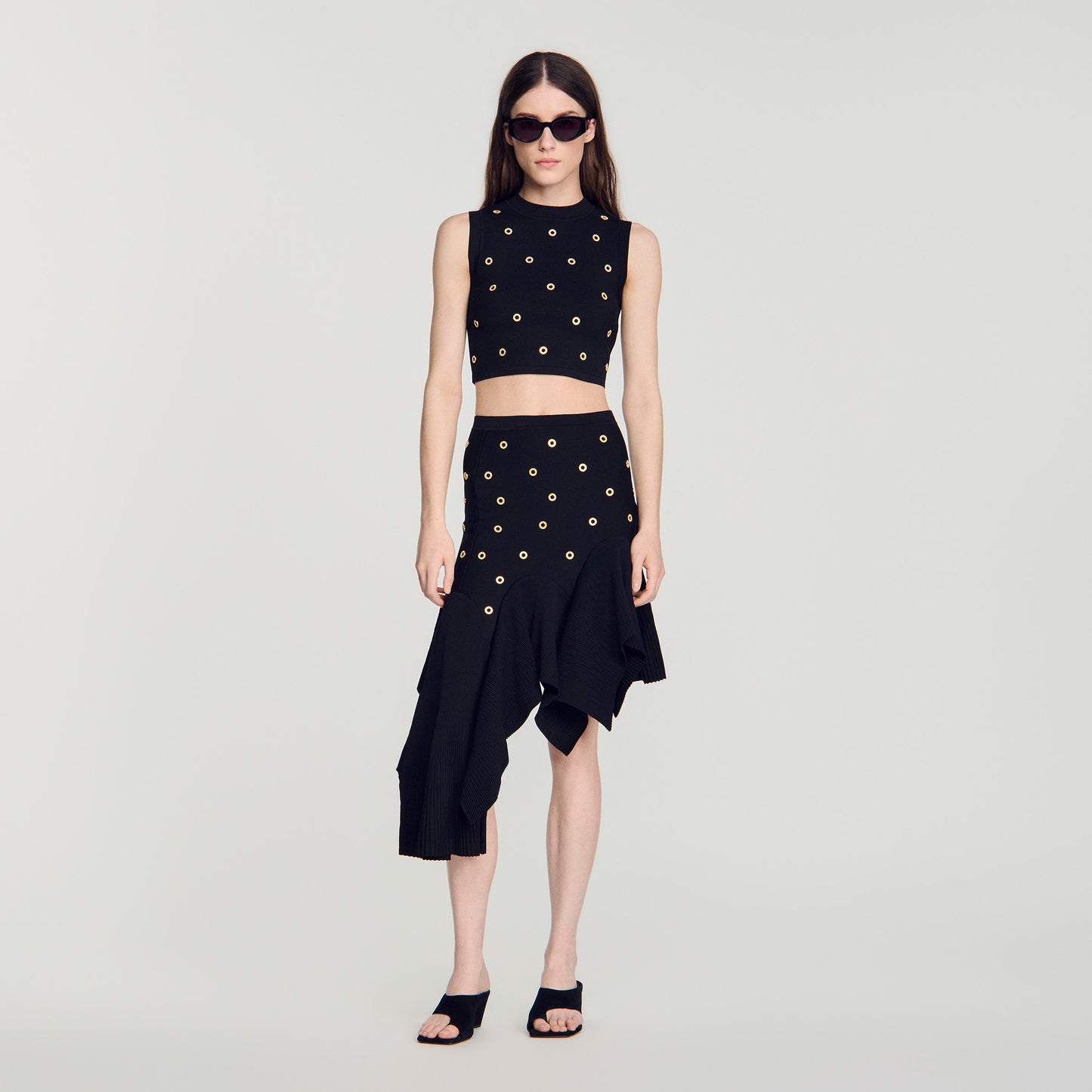 Bel  Knit Jumper Black