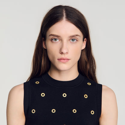Bel  Knit Jumper Black