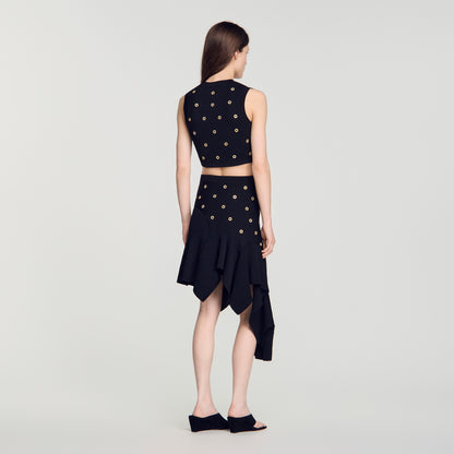Bel  Knit Jumper Black