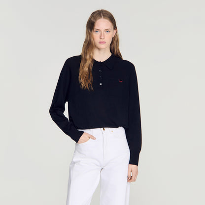 Miki  Knit Jumper Black