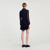 Lilela Wraparound Dress Black