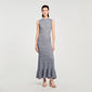Venus Knit Maxi Dress With Studs Grey
