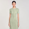 Vert Amande Knit Maxi Dress