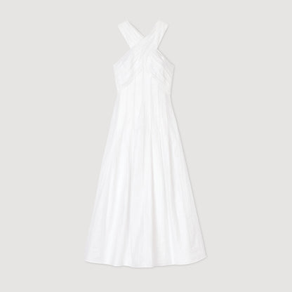 Wrap Maxi Dress White