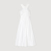 Wrap Maxi Dress White