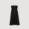 Nazareth Long Bustier Dress Black