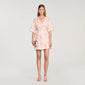 Melbourne Floral Print Short Dress Pink / Ecru