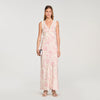 Brisbane Lace-Trimmed Maxi Dress Pink / Ecru