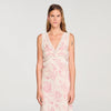 Brisbane Lace-Trimmed Maxi Dress Pink / Ecru