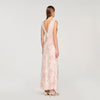 Brisbane Lace-Trimmed Maxi Dress Pink / Ecru