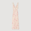 Brisbane Lace-Trimmed Maxi Dress Pink / Ecru