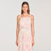 Ballarat Lace-Trimmed Maxi Dress Pink / Ecru
