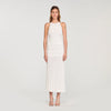 Milana Beaded Dress Ecru