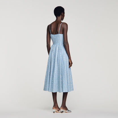 Iseanna Sequined Maxi Dress Blue