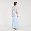 Levana Beaded Knit Maxi Dress Sky Blue