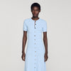 Milona Knit Maxi Dress Sky Blue