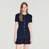 Keira  Structured Dress Midnight Blue