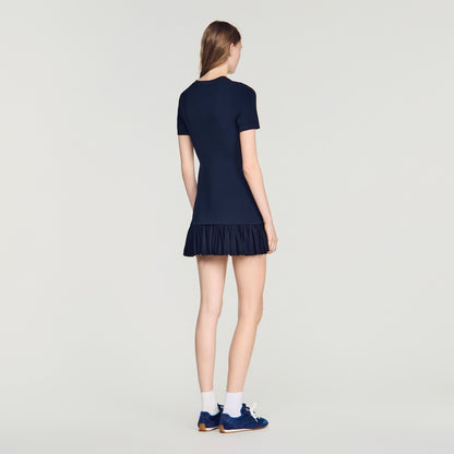 Keira  Structured Dress Midnight Blue