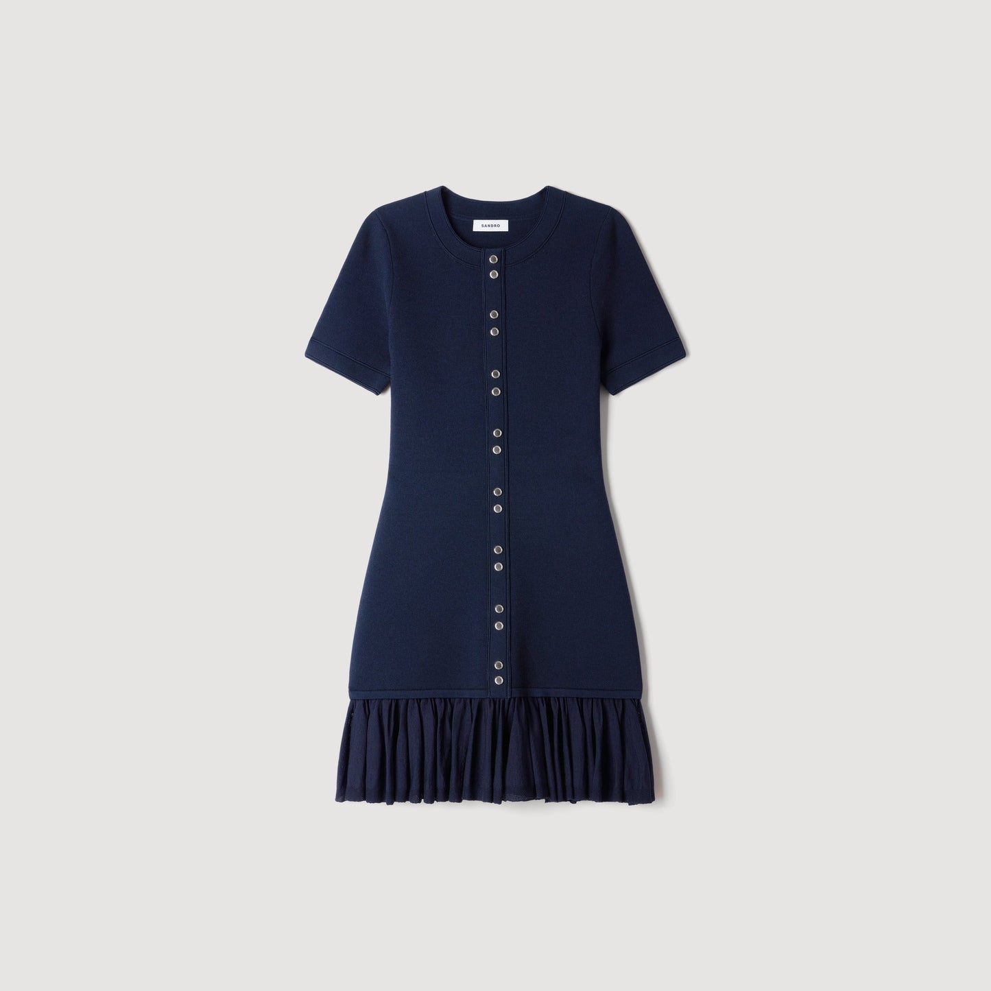Keira  Structured Dress Midnight Blue