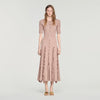 Pietrarosa Sparkling knit maxi dress Nude