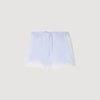 Gaianne Lace Detail Shorts Sky Blue