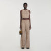 Javier Tweed Vest Brown