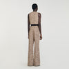 Javier Tweed Vest Brown