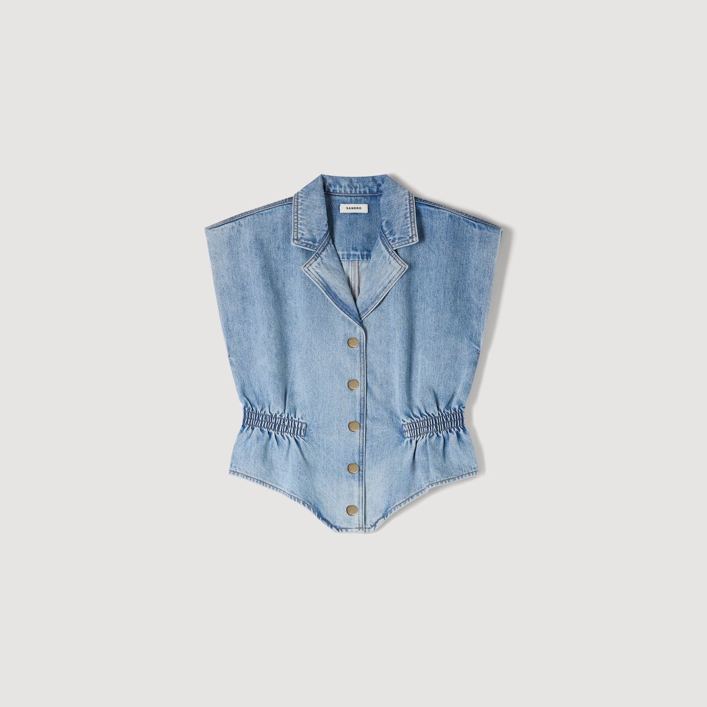 Kurtis Denim Top Blue Jean