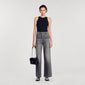 Basics Embroidered Vest Top Black