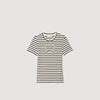 Summer Rhinestone Heart T-Shirt Ecru